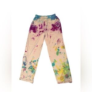 Zara Kids Colorful Tie-Dye Pants Size 9